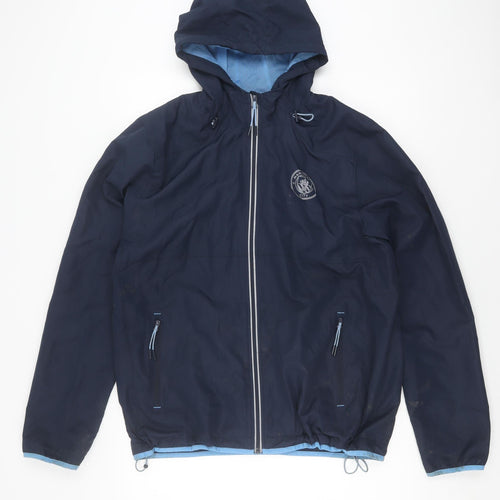 Fanatics Men's Blue Football Hoodie Jacket Size L