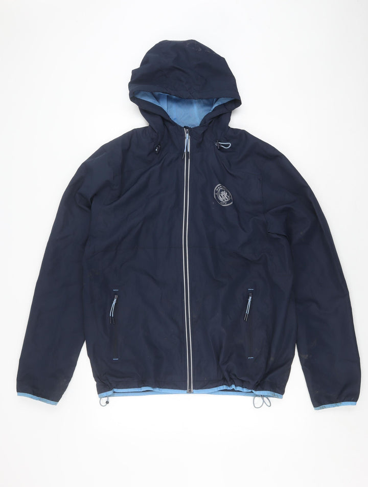 Fanatics Men's Blue Football Hoodie Jacket Size L