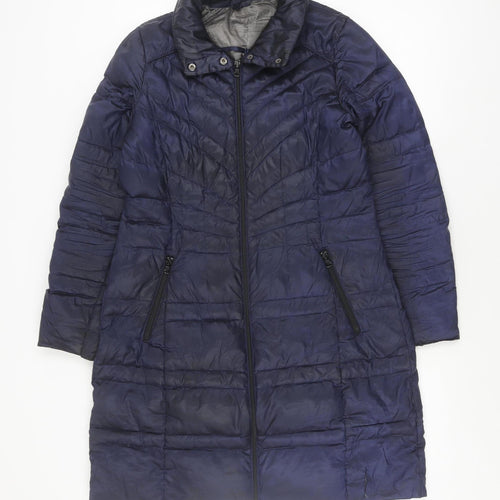 Bernardo Women's Blue Puffer Jacket M Winter Warm