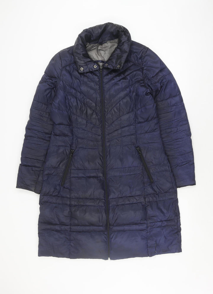 Bernardo Women's Blue Puffer Jacket M Winter Warm