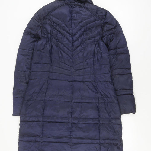 Bernardo Women's Blue Puffer Jacket M Winter Warm