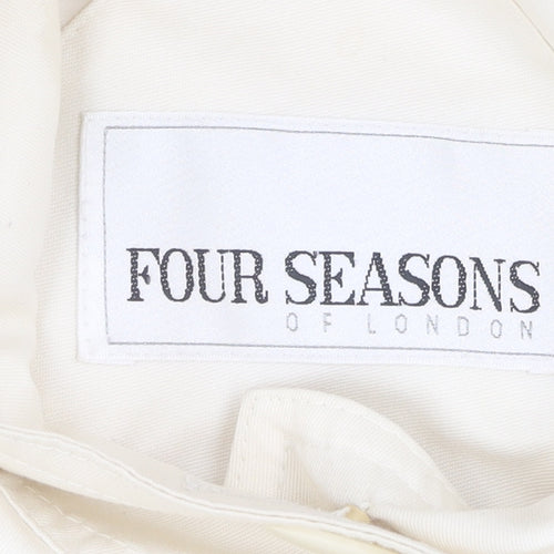 Four Seasons Women's Ivory Long Coat Size 10