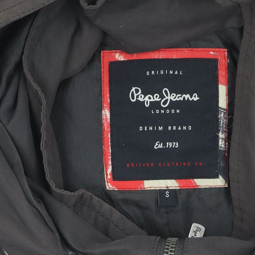 Pepe Jeans Women's Brown Parka Jacket, Size S, Winter Ready