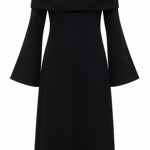 ASOS Black Sheath Dress, Women’s 10, Cowl Neck
