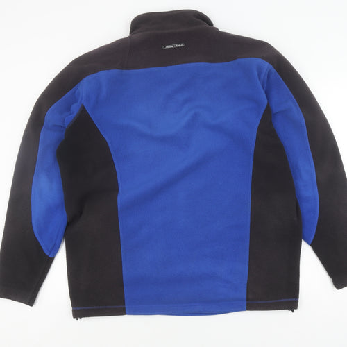 Mizuno Men's Blue Fleece Windproof Pullover XL
