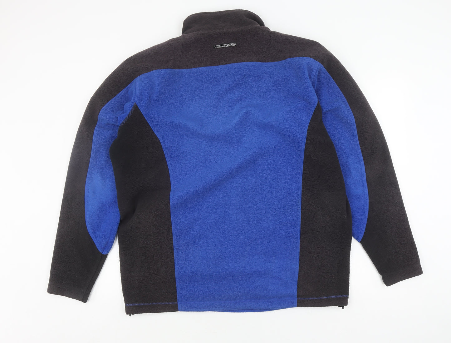 Mizuno Men's Blue Fleece Windproof Pullover XL