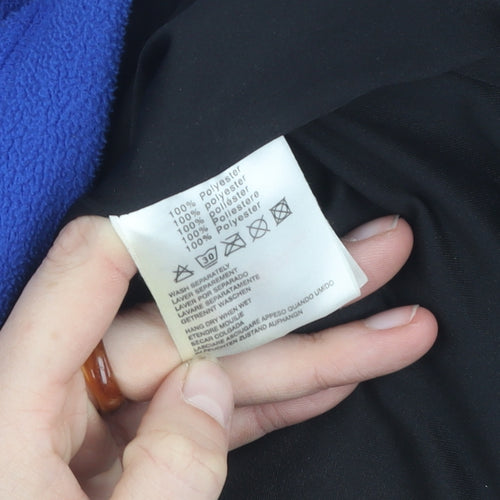 Mizuno Men's Blue Fleece Windproof Pullover XL