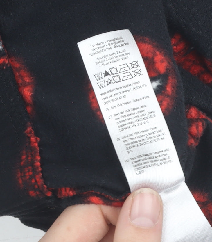 Marvel Boys Black Spider-Man Pyjama Set 11-12 Years