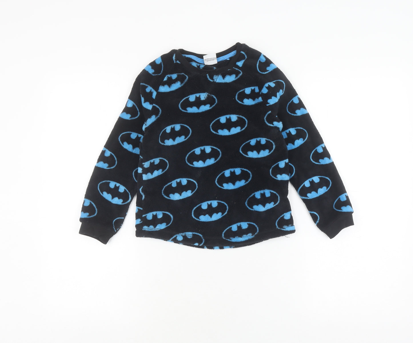George Batman Boys Pyjama Top 6-7 Years Black Blue Fleece