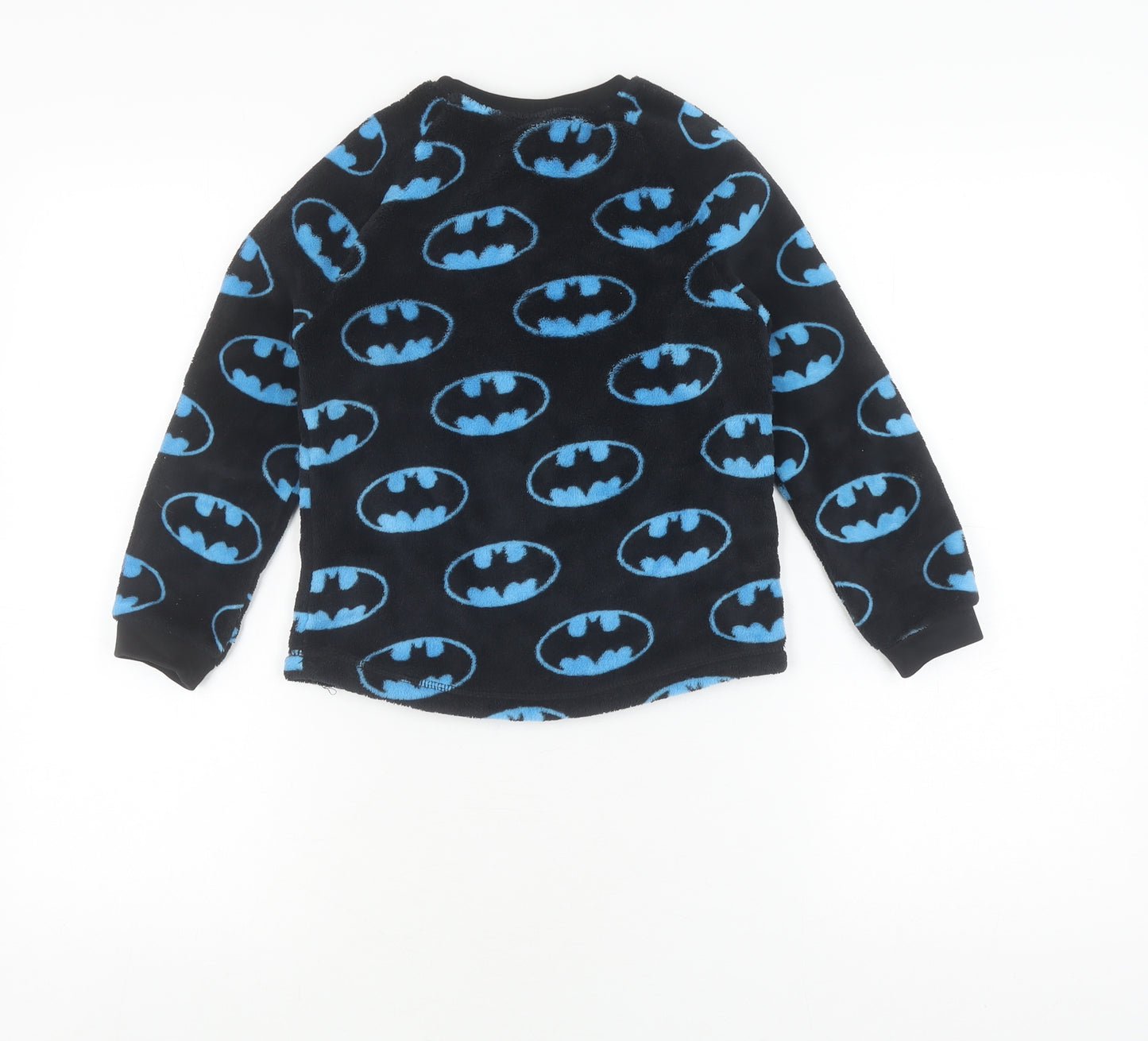 George Batman Boys Pyjama Top 6-7 Years Black Blue Fleece