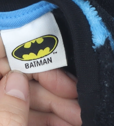 George Batman Boys Pyjama Top 6-7 Years Black Blue Fleece