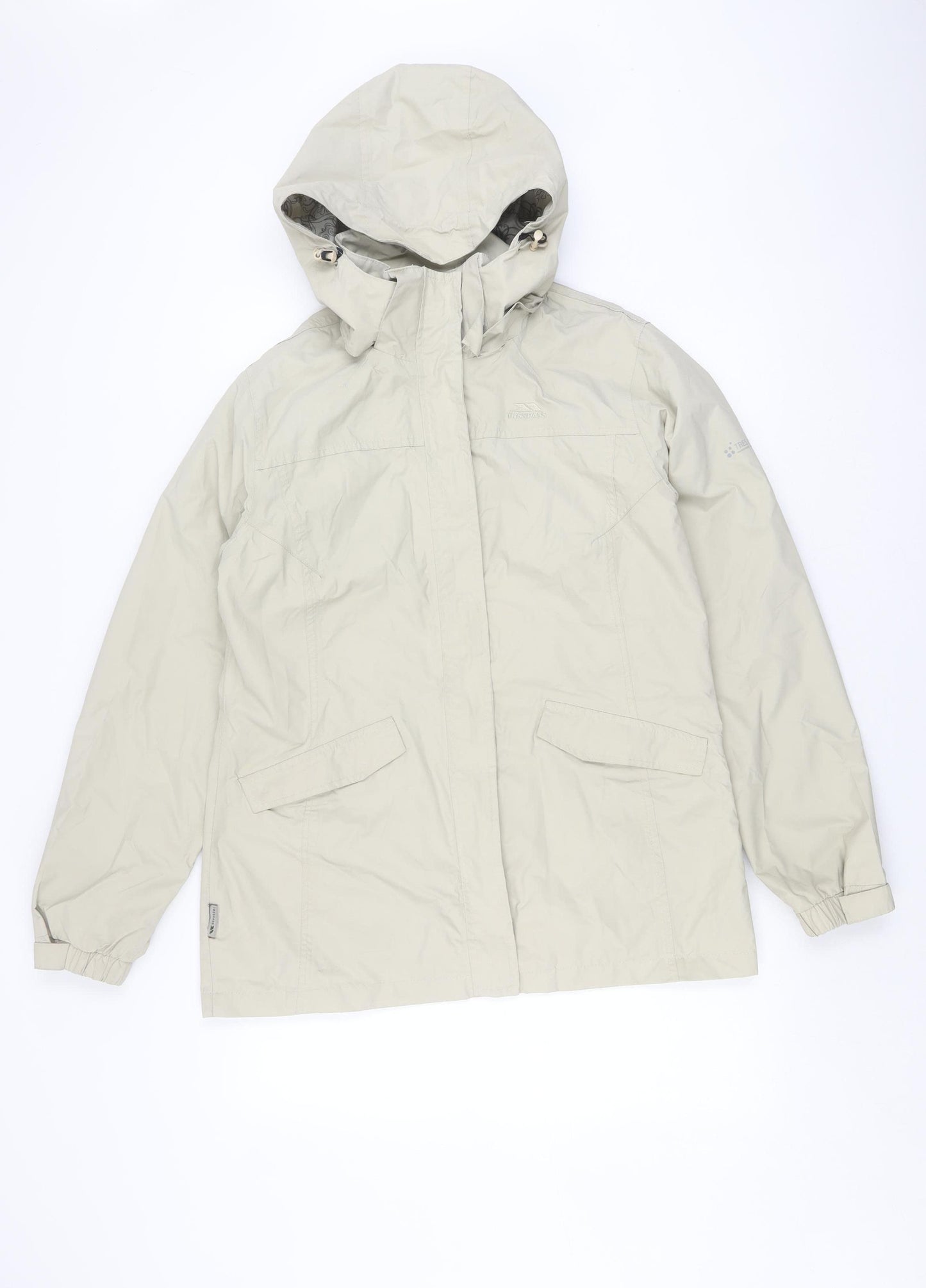 Trespass Unisex Beige Windbreaker Jacket L