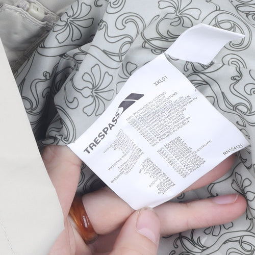 Trespass Unisex Beige Windbreaker Jacket L