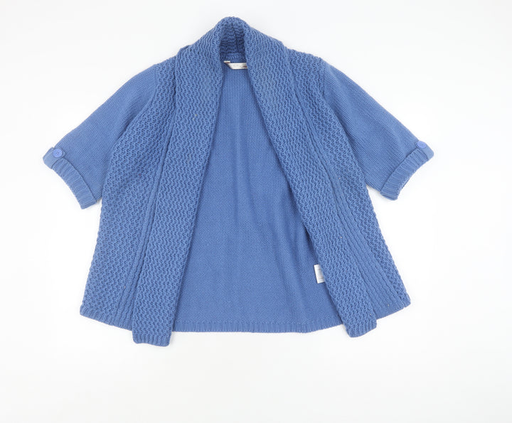 Style by EWM Women's Blue Cardigan M Knitwear