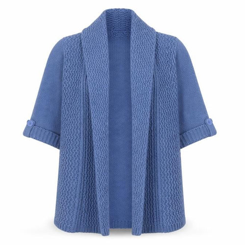 Style by EWM Women's Blue Cardigan M Knitwear