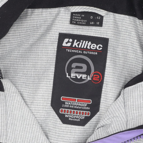 Killtec Unisex Grey Rain Coat Jacket Size 42