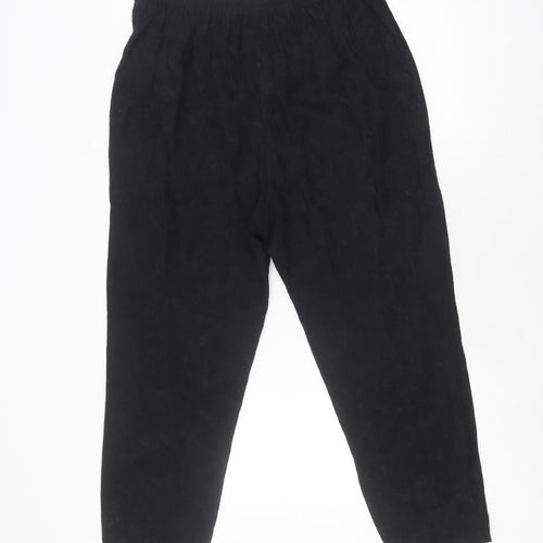 Opus Women's Black Relaxed Trousers - Size 16