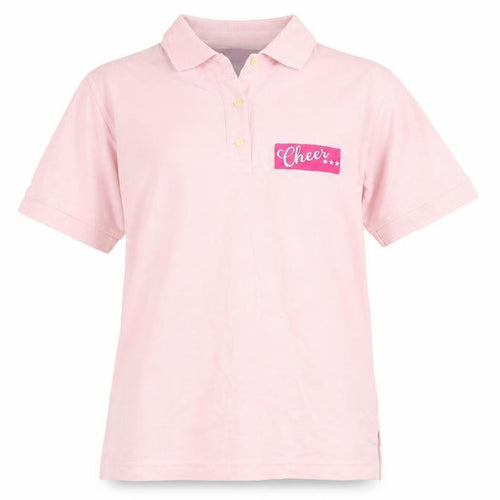 Henbury Women's Pink Polo Shirt, Size 10, Casual Style