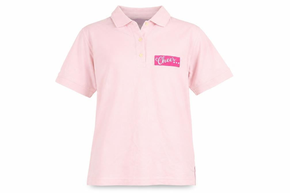 Henbury Women's Pink Polo Shirt, Size 10, Casual Style