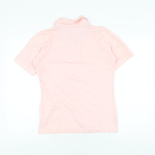 Henbury Women's Pink Polo Shirt, Size 10, Casual Style