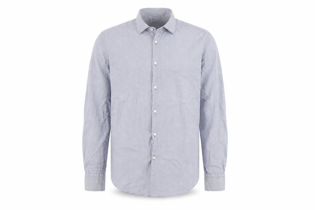 Front view of Hugo Boss Men’s Blue Slim Fit Long Sleeve Shirt