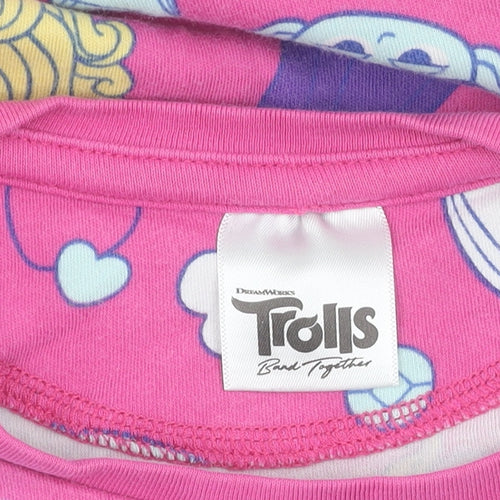 George Girls Trolls Multicoloured Long Sleeve T-Shirt 4-5 Years