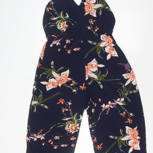 AX Paris Women's Floral Jumpsuit, Multi-Coloured, Size 12