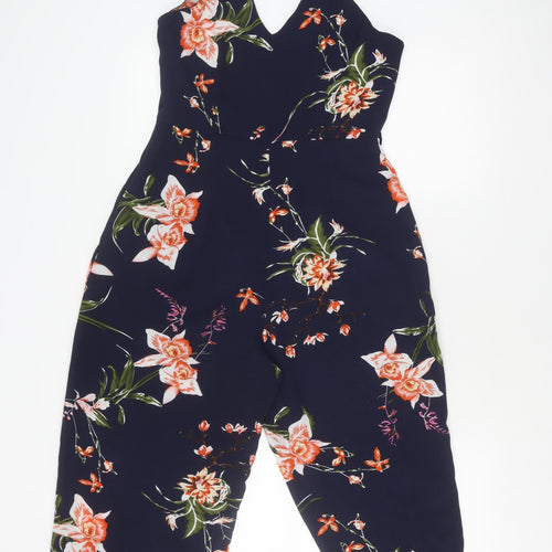 AX Paris Women's Floral Jumpsuit, Multi-Coloured, Size 12