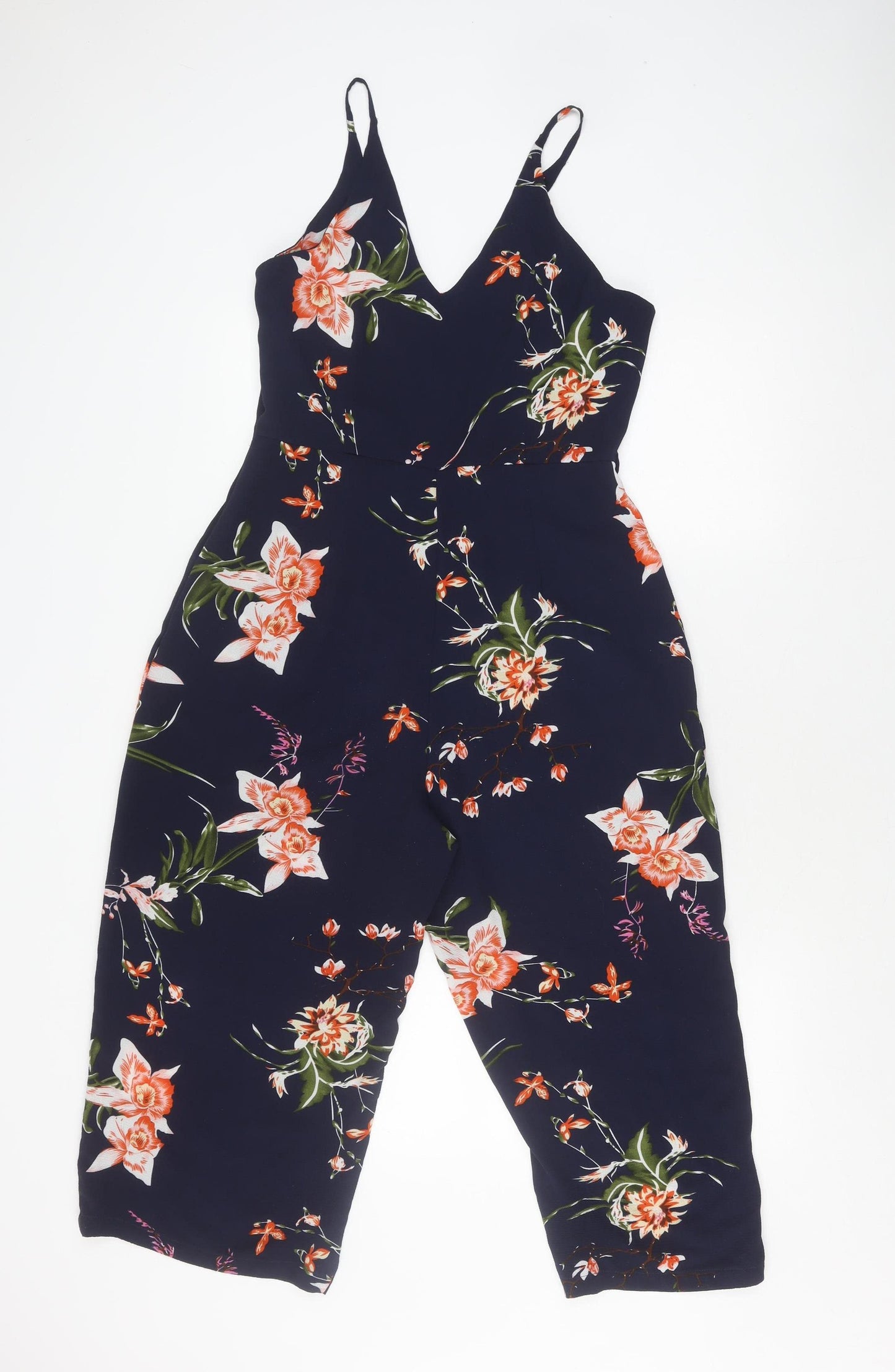 AX Paris Women's Floral Jumpsuit, Multi-Coloured, Size 12