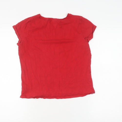 Disney Girls Red Mickey & Minnie Pyjama Top, Size 8-10