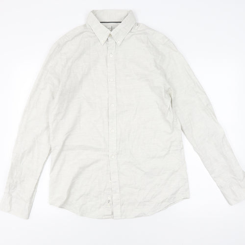 Jasper Conran Men's White Long Sleeve Shirt, M