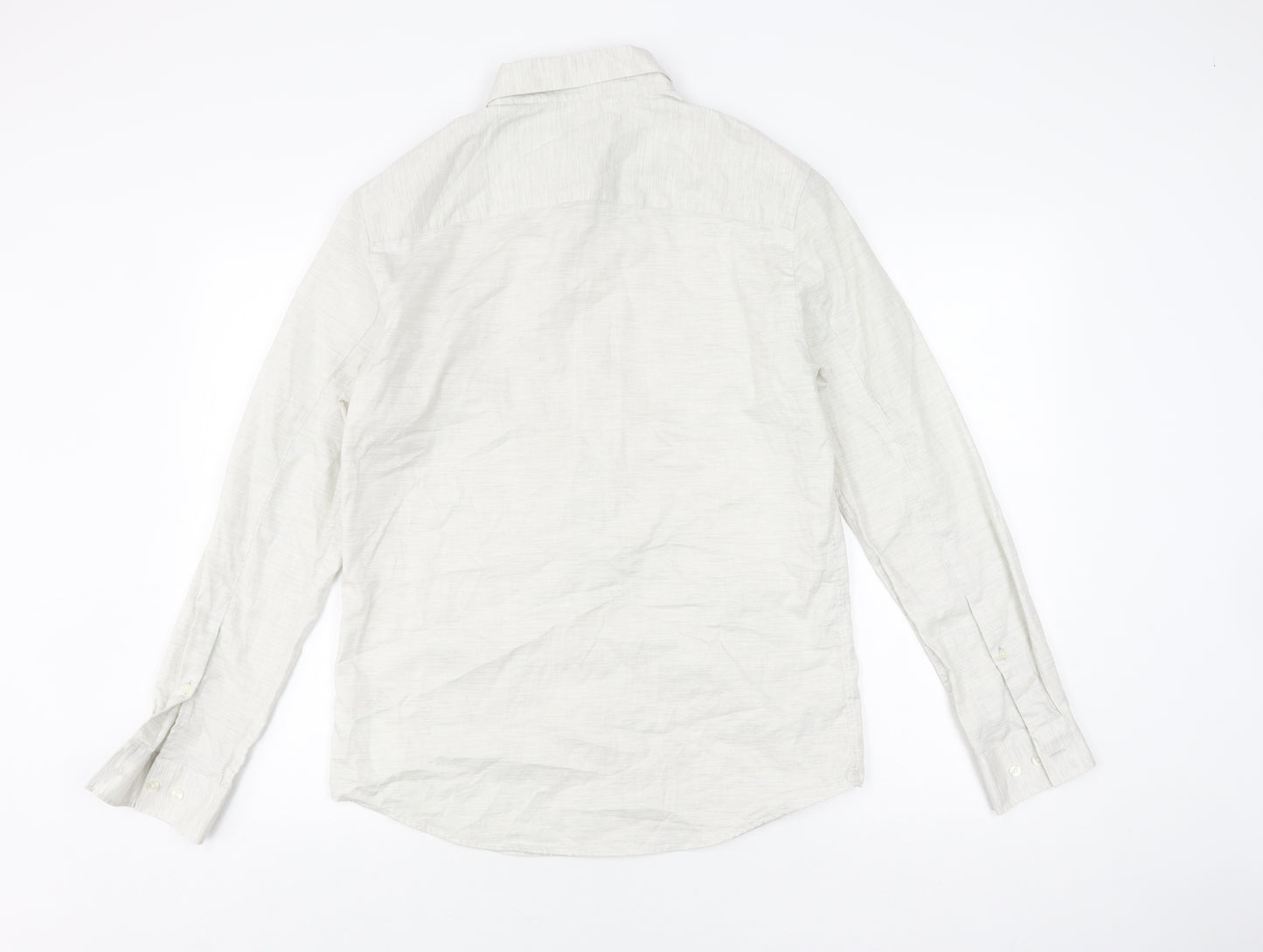 Jasper Conran Men's White Long Sleeve Shirt, M