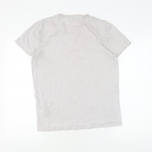 Hollister Men's White Crew Neck T-Shirt S