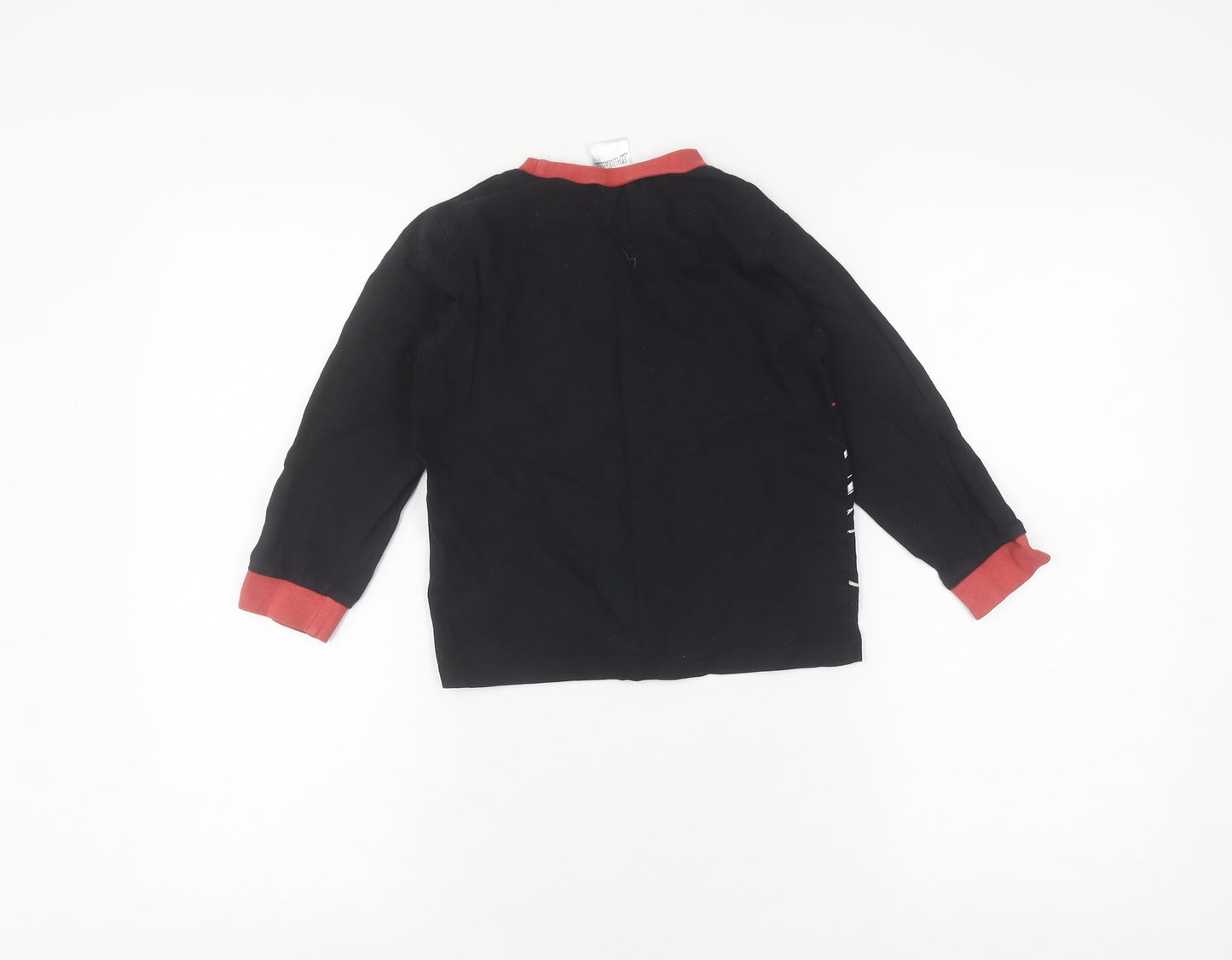 Marvel Spider-Man Boys Black Long Sleeve T-Shirt 5-6 Years