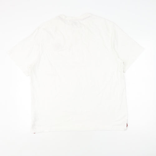 Lee Cooper Men's White 3XL T-Shirt