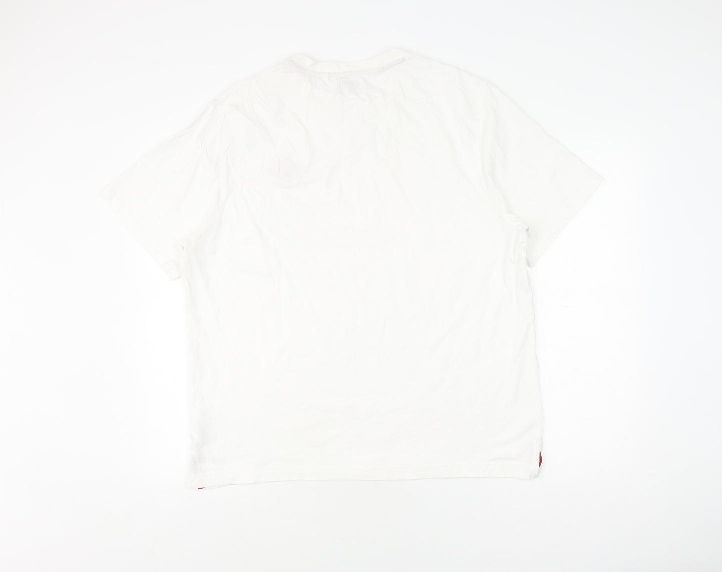 Lee Cooper Men's White 3XL T-Shirt