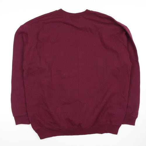 Harry Potter Unisex Adults Red M Gryffindor Sweatshirt