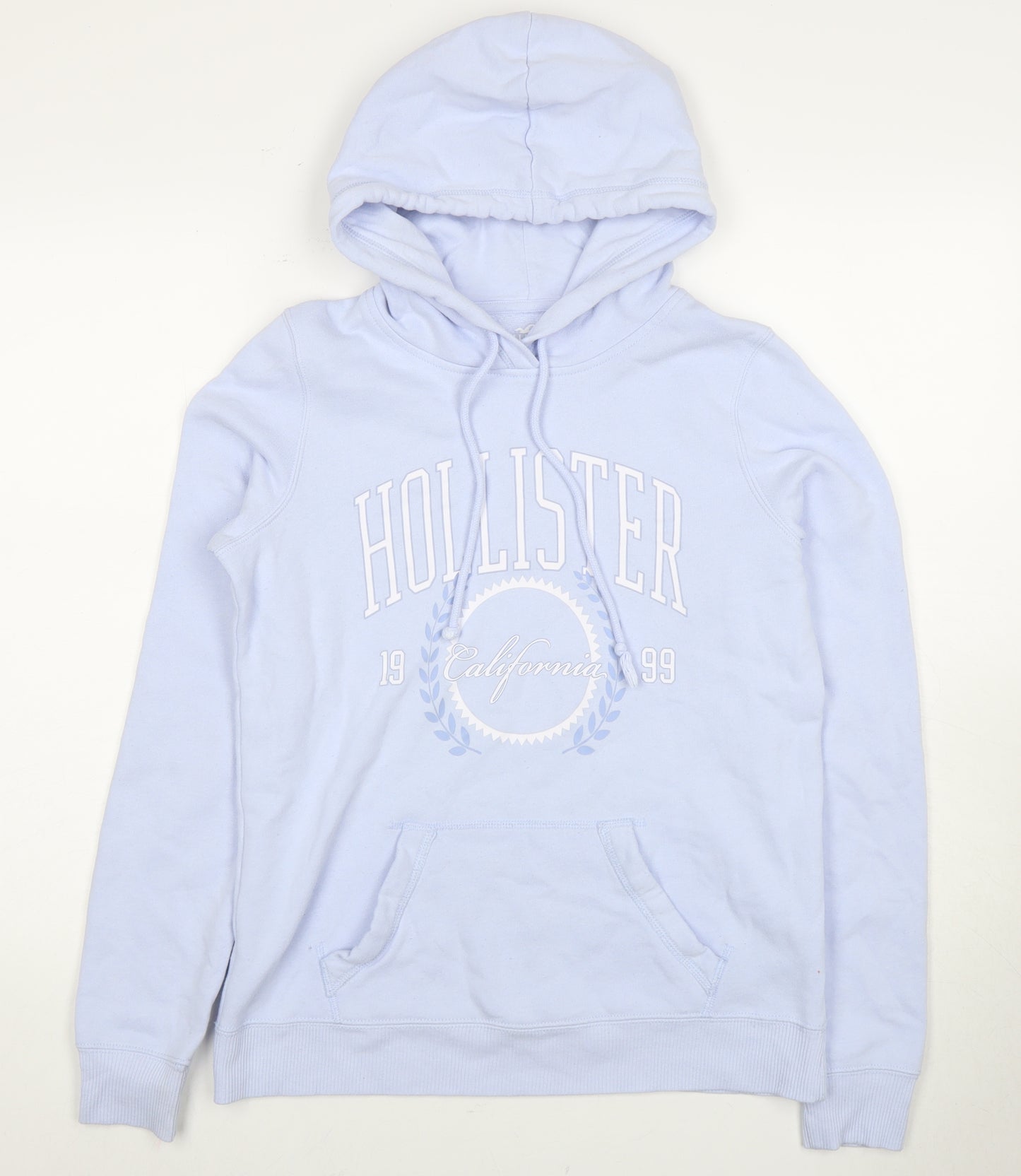 Hollister Women's Blue Pullover Hoodie - Size S