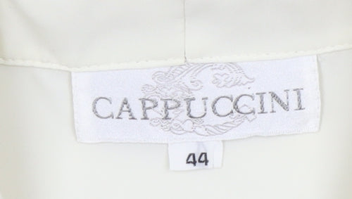 Cappuccini Women's Ivory Button-Up Shirt Size 16