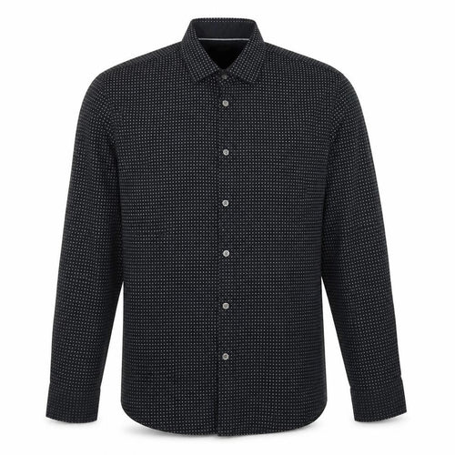 Alfani Men's Black Regular Fit Dress Shirt