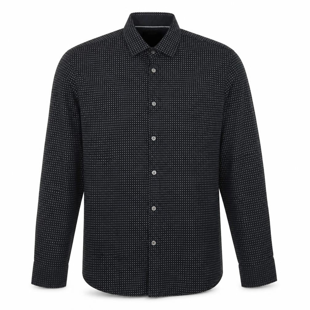 Alfani Men's Black Regular Fit Dress Shirt