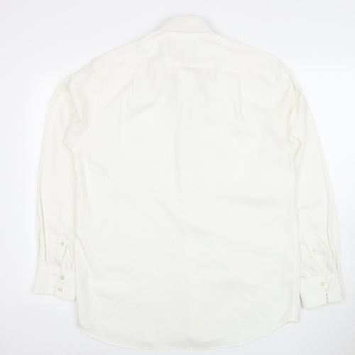 Marks and Spencer Men's White Dress Shirt 15.5