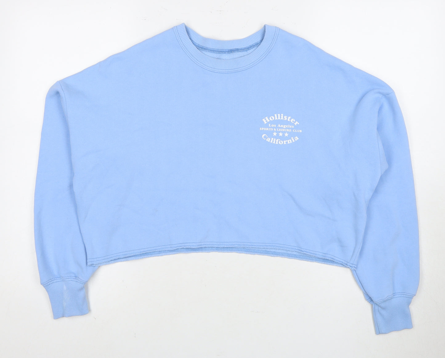 Hollister Women's Blue Pullover Sweatshirt XS