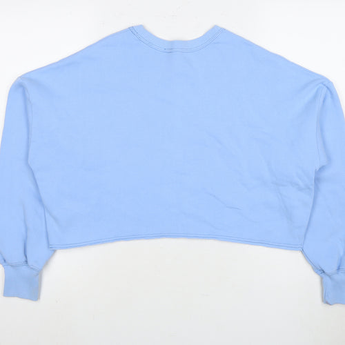 Hollister Women's Blue Pullover Sweatshirt XS