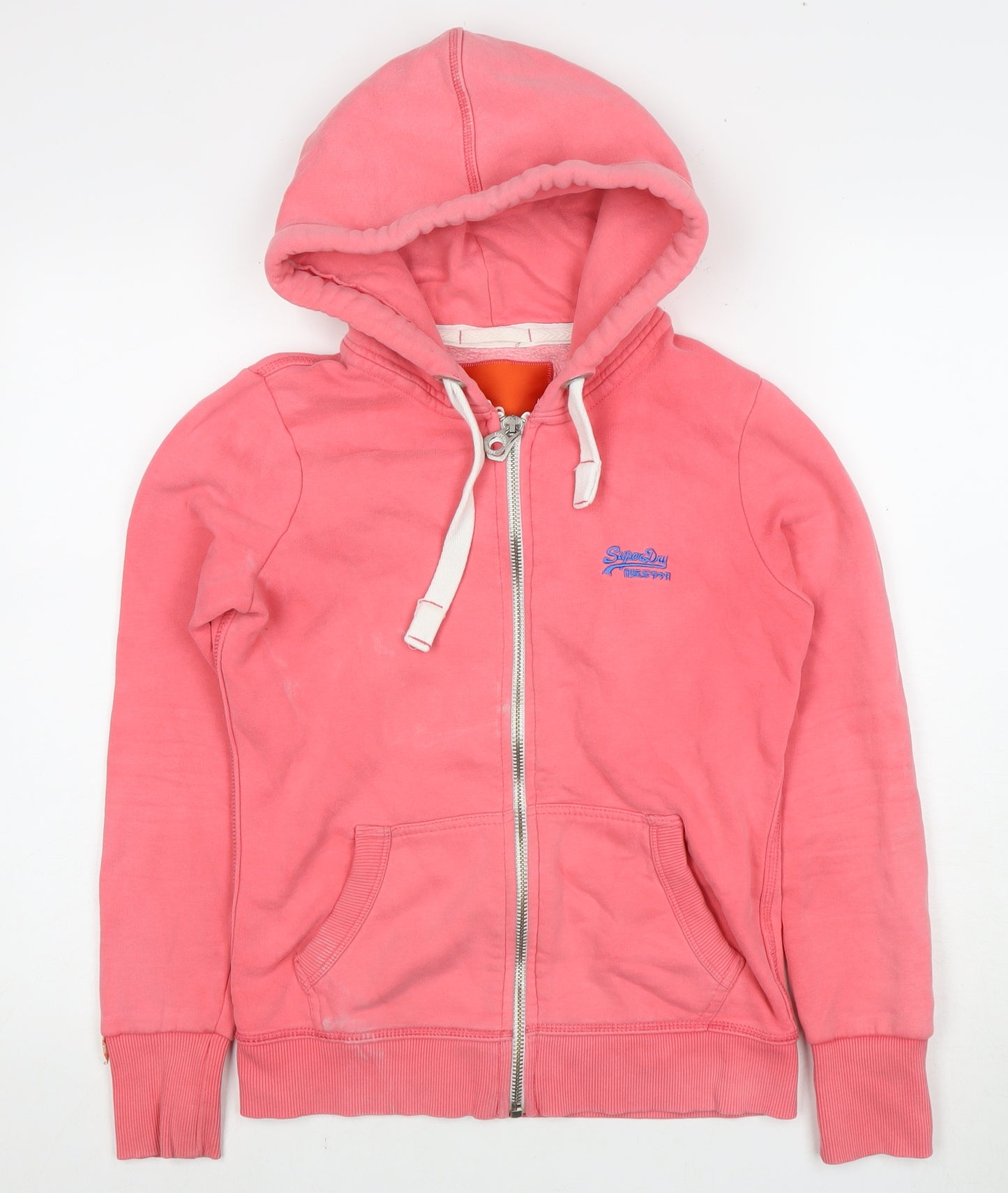 Superdry Women’s Pink Full Zip Hoodie Size S