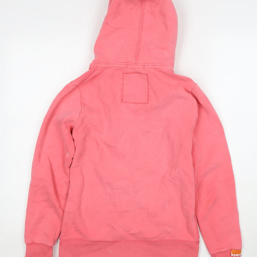 Superdry Women’s Pink Full Zip Hoodie Size S