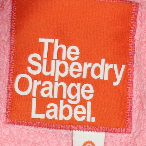 Superdry Women’s Pink Full Zip Hoodie Size S