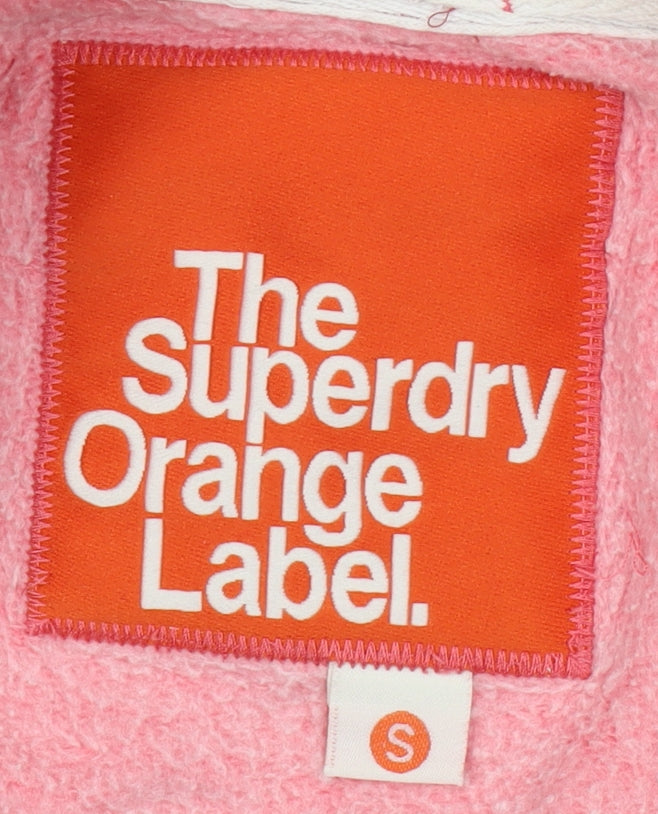 Superdry Women’s Pink Full Zip Hoodie Size S