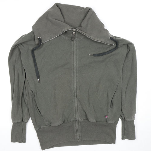 Sweaty Betty Women's Green Full Zip Hoodie, L