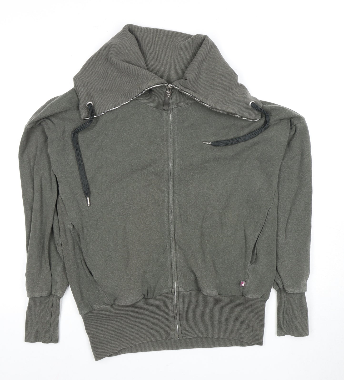 Sweaty Betty Women's Green Full Zip Hoodie, L